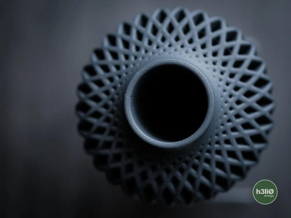 Apexis Geometric Lattice Vase | Modern Minimalist Decorative Vessel