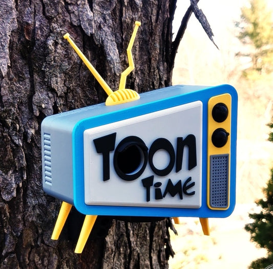 Toon Shack Birdhouse | 18 x 18 x 18 cm Whimsical Garden Décor Gift