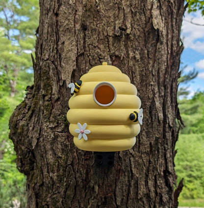 Beehive Birdhouse | 16x16x18cm Whimsical Garden Décor Gift