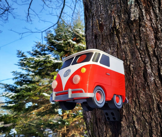 Short Bus Birdhouse | 14 x 23 x 18 cm Whimsical Garden Décor Gift