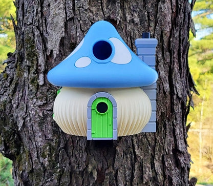 Mushroom Fairy House Birdhouse | 21x21x27cm Whimsical Garden Décor Gift