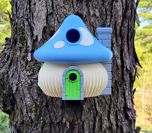 Mushroom Fairy House Birdhouse | 21x21x27cm Whimsical Garden Décor Gift