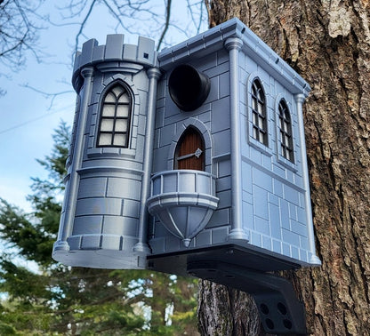 Castle Birdhouse | 22 x 21 x 21 cm Whimsical Garden Décor Gift