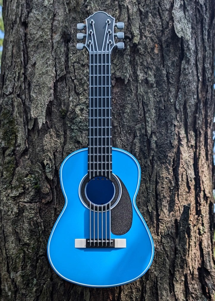 Classic Guitar Birdhouse | 13x10x25cm Music-Themed Garden Gift