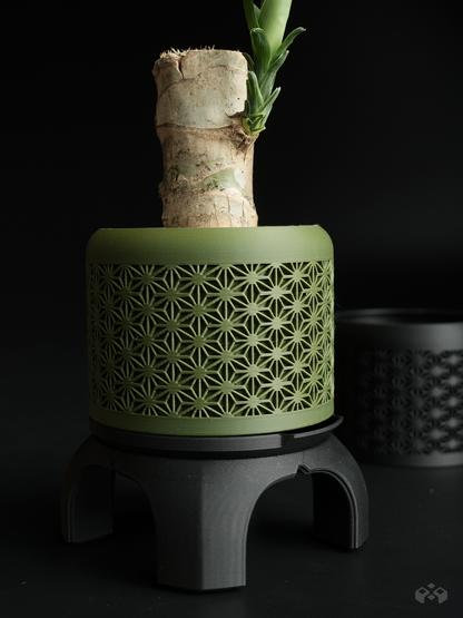 Kumiko Bonsai Planter with Legs