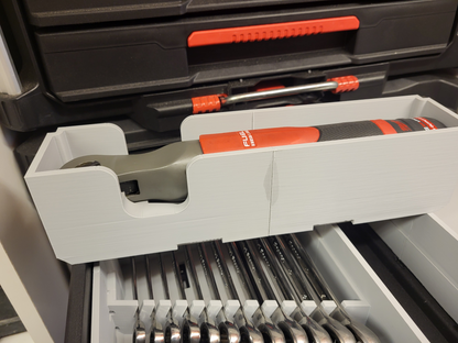 Packout Insert to Suit Milwaukee M12 Fuel Ratchet – 3/8" – USA 2557‑20, AUS/UK M12FIR38 – Slim Drawer (Left or Right) – Insert Only