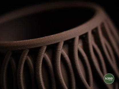 Loft Compact Planter with Integrated Drip Plate | Matte Modern Indoor Pot