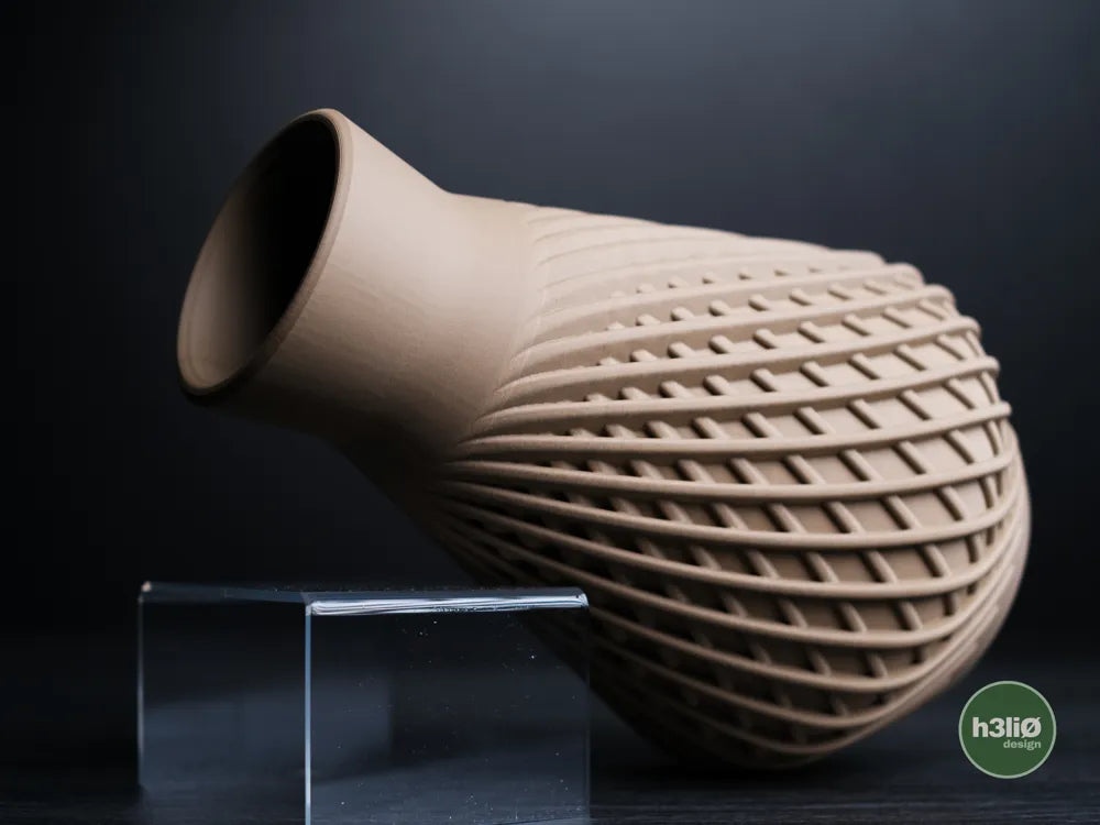 Influx Sculpted Lattice Vase | Modern Decorative Vessel - 180mm & 240mm