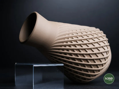 Influx Sculpted Lattice Vase | Modern Decorative Vessel - 180mm & 240mm