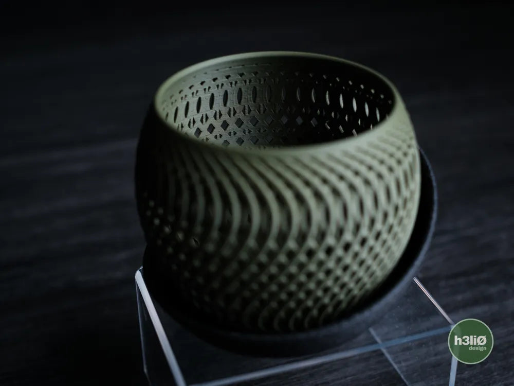 Mirage Orchid Planter with Elevated Airflow Design | Modern Wrap-Around Plate