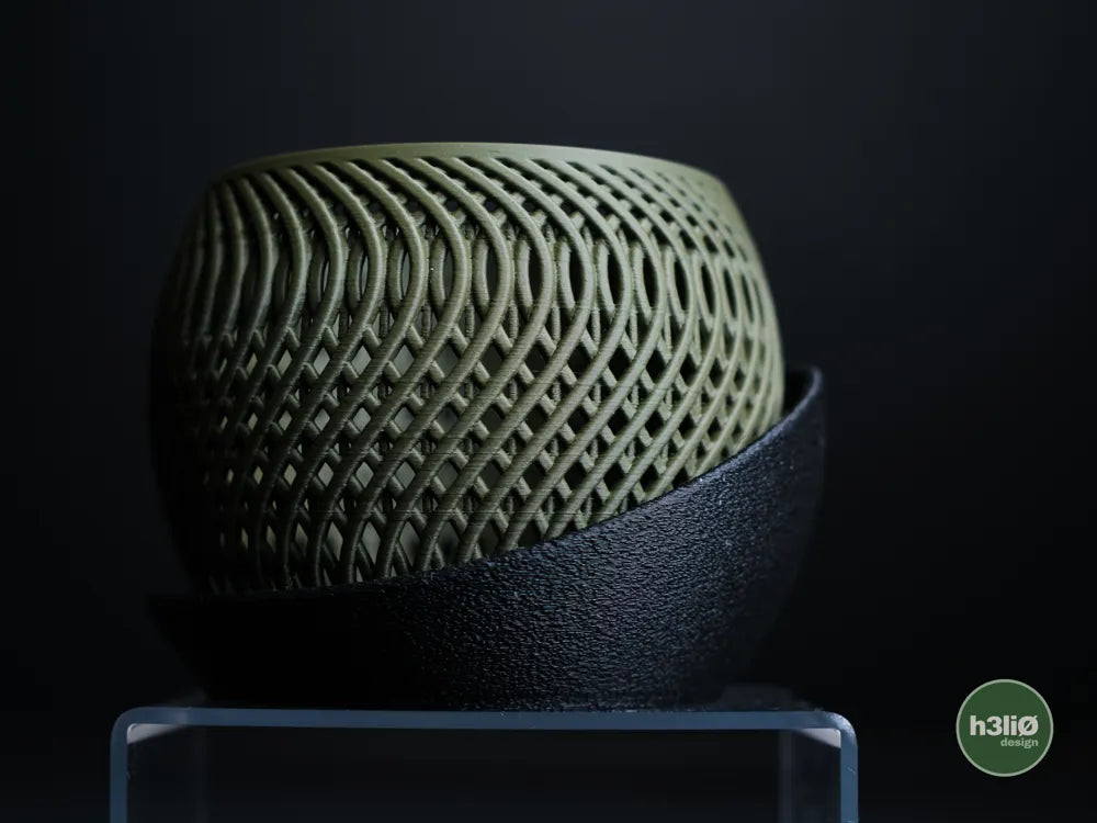 Mirage Orchid Planter with Elevated Airflow Design | Modern Wrap-Around Plate