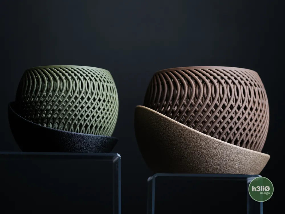 Mirage Orchid Planter with Elevated Airflow Design | Modern Wrap-Around Plate