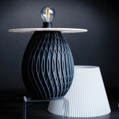Lucent Modular Table Lamp with Refined Shade | Modern Ambient Lighting