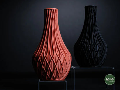 Fractal Geometric Vase with Sculpted Surface | Modern Decorative Vessel
