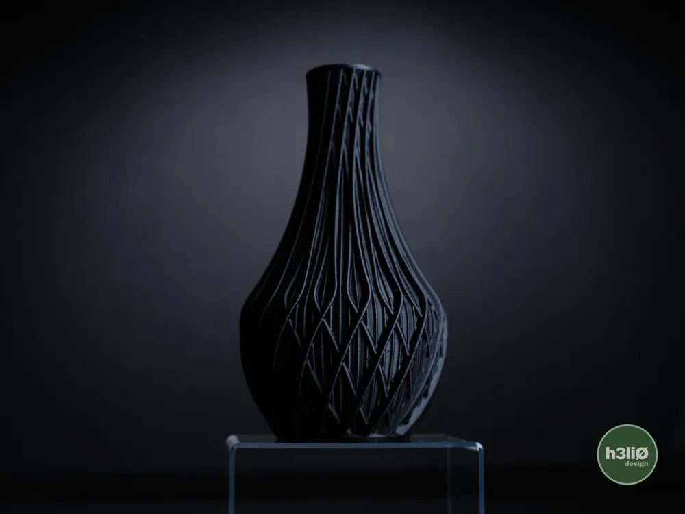 Fractal Geometric Vase with Sculpted Surface | Modern Decorative Vessel