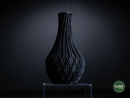 Fractal Geometric Vase with Sculpted Surface | Modern Decorative Vessel