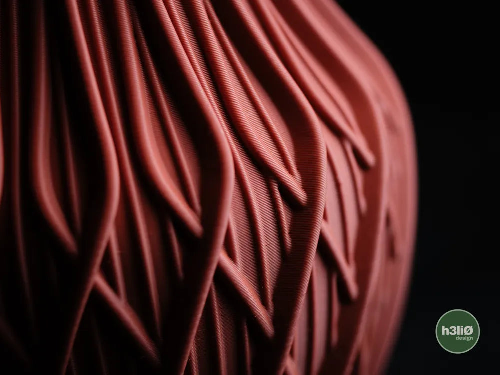 Fractal Geometric Vase with Sculpted Surface | Modern Decorative Vessel