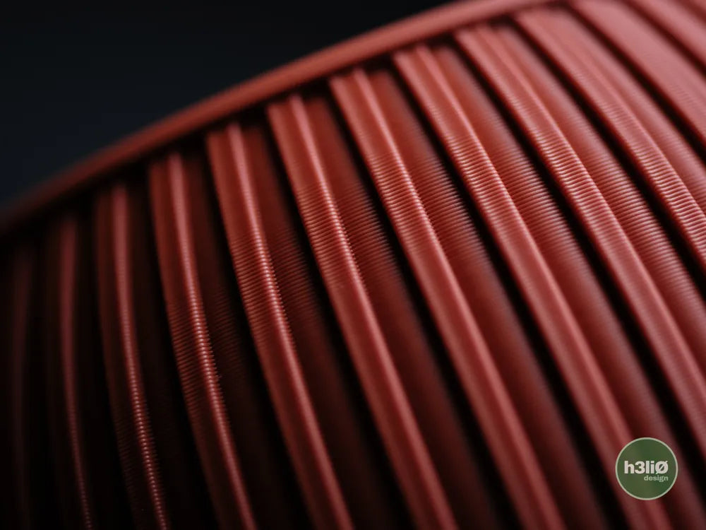 Halo Ribbed Planter | Matte Finish Indoor Plant Pot with Drip Plate