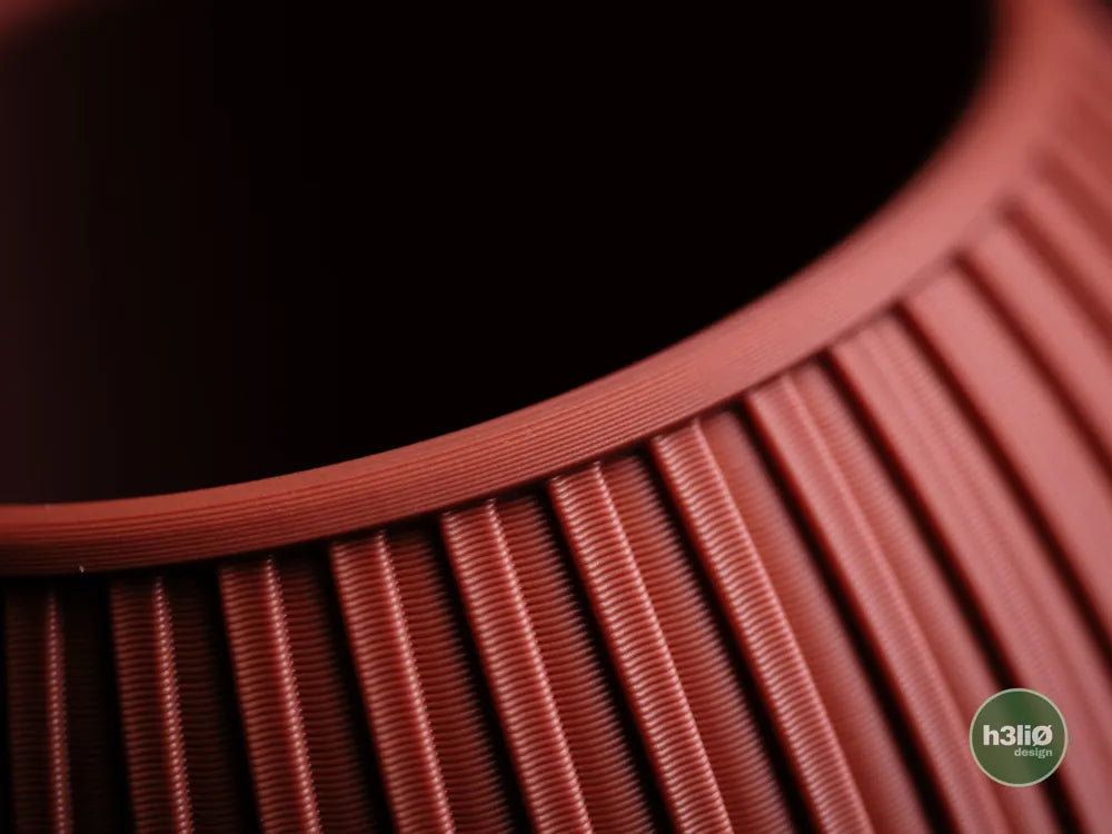 Halo Ribbed Planter | Matte Finish Indoor Plant Pot with Drip Plate