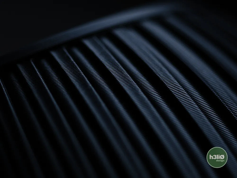 Halo Ribbed Planter | Matte Finish Indoor Plant Pot with Drip Plate