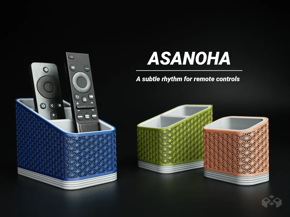 Asanoha Remote Control Holder (1/2/3 Slots)