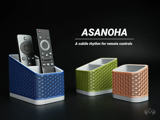 Asanoha Remote Control Holder (1/2/3 Slots)