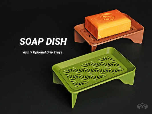 Kumiko Modular Soap Dish & Drip Tray Set