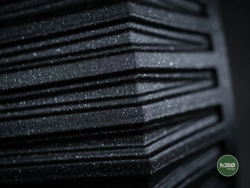 Echoic Patterned Planter with Elevated Plate | Modern Indoor Pot