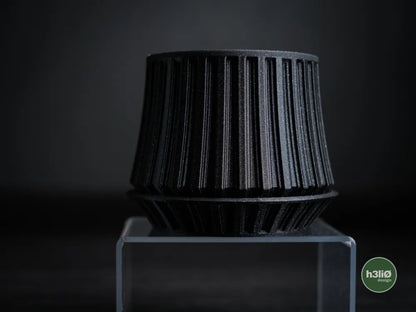 Echoic Patterned Planter with Elevated Plate | Modern Indoor Pot