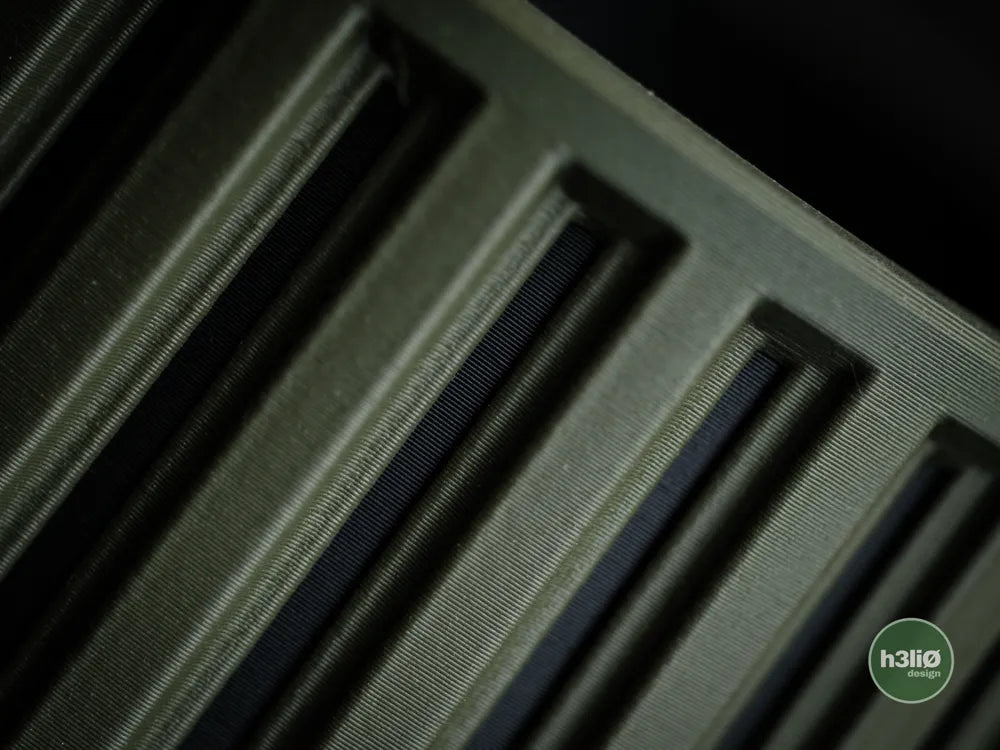 Echoic Patterned Planter with Elevated Plate | Modern Indoor Pot