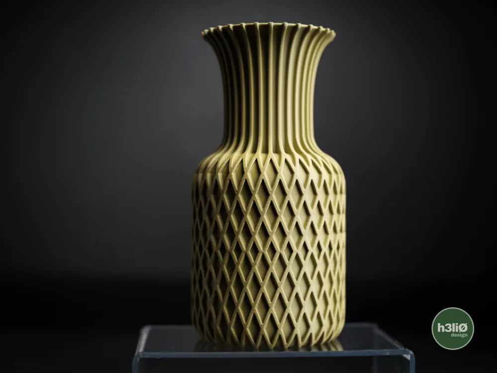 Juno Minimalist Decorative Vase — Sculpted Lattice Design, 250mm & 175mm