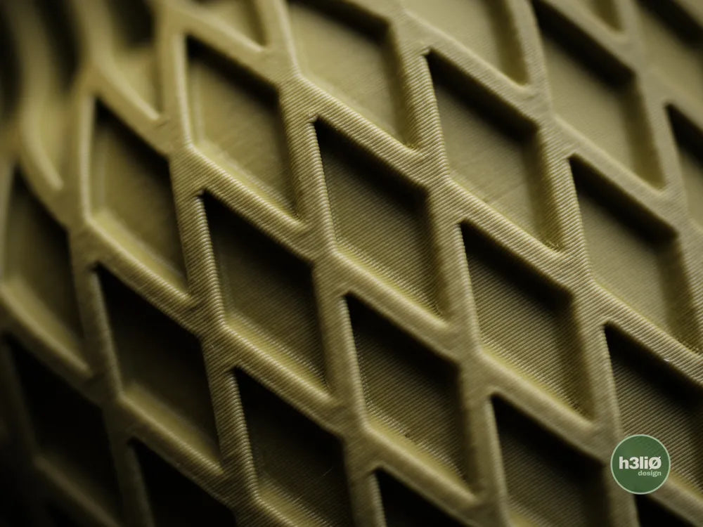 Juno Minimalist Decorative Vase — Sculpted Lattice Design, 250mm & 175mm