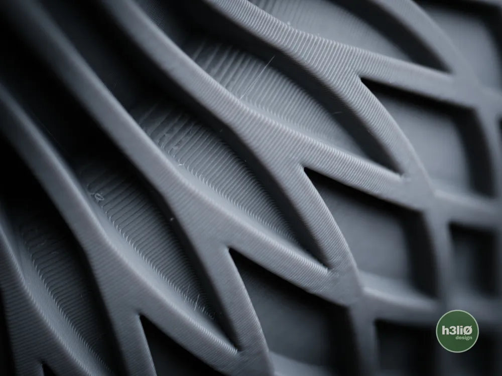 Juno Minimalist Decorative Vase — Sculpted Lattice Design, 250mm & 175mm