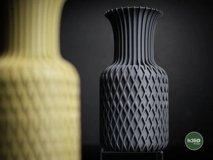 Juno Minimalist Decorative Vase — Sculpted Lattice Design, 250mm & 175mm