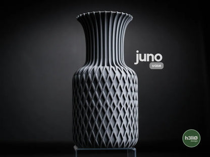 Juno Minimalist Decorative Vase — Sculpted Lattice Design, 250mm & 175mm