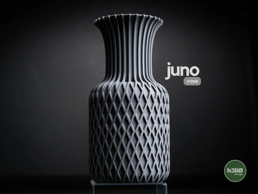 Juno Minimalist Decorative Vase — Sculpted Lattice Design, 250mm & 175mm