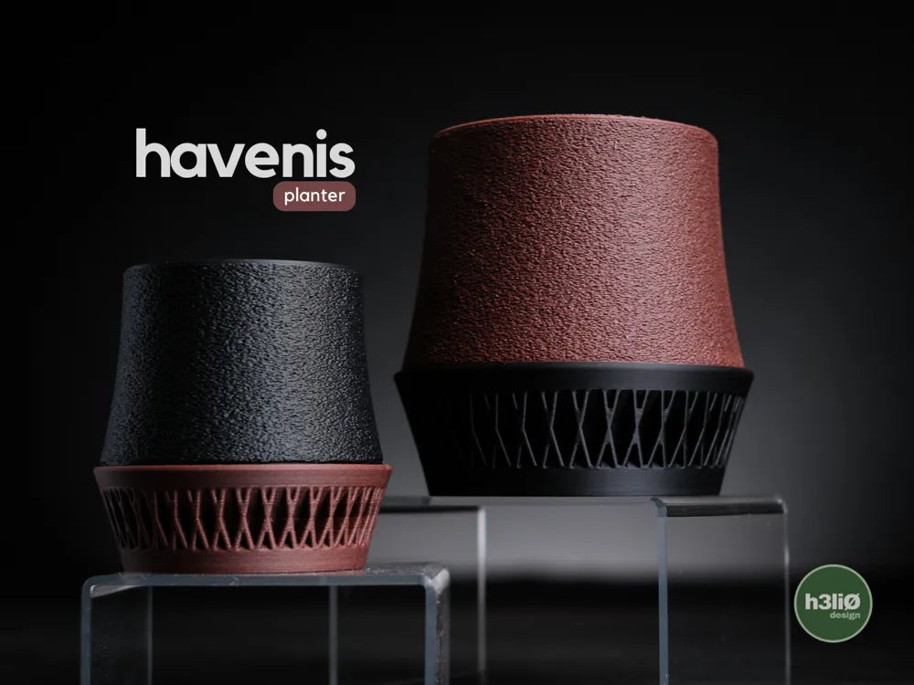 Havenis Planter – Modern Indoor Planter with Drainage & Drip Plate