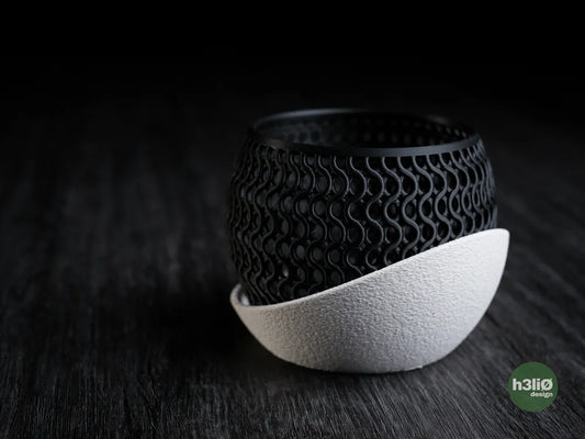 Echo Orchid Planter — Elevated Airflow Pot with Wrap-Around Plate