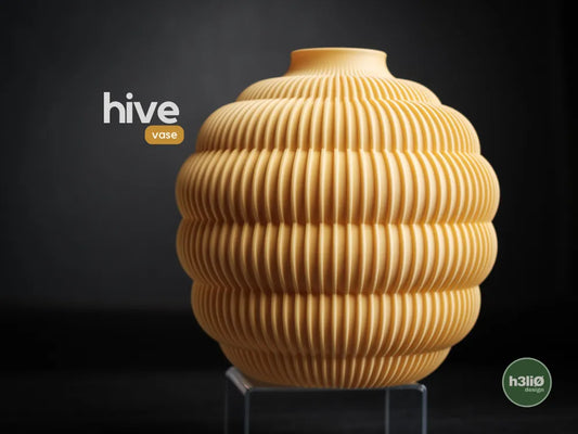 Hive Minimalist Decorative Vase — Modern Hive Pattern, 200mm & 150mm