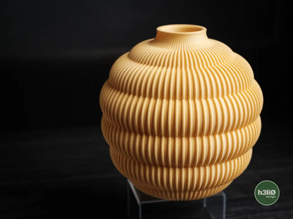 Hive Minimalist Decorative Vase — Modern Hive Pattern, 200mm & 150mm