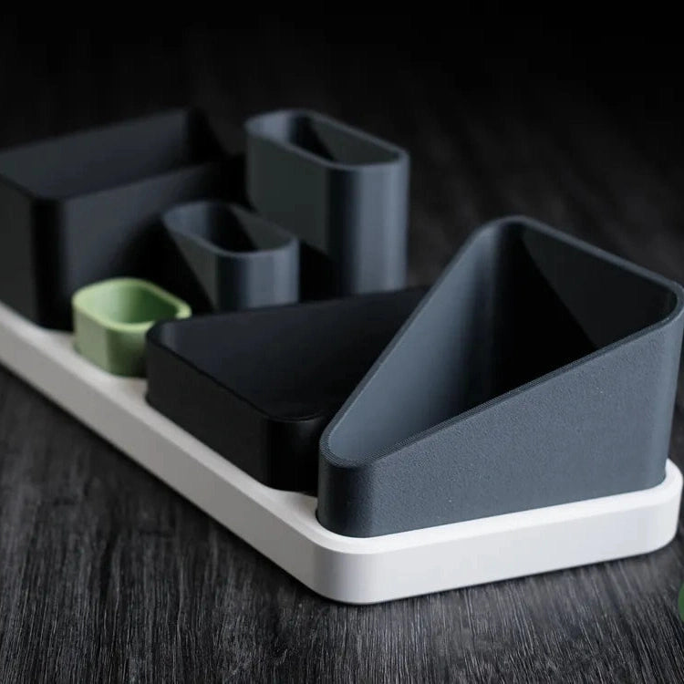 Prism Modular Desk Organiser — Minimalist Desktop Storage Tray