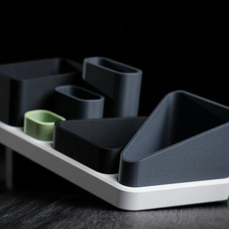 Prism Modular Desk Organiser — Minimalist Desktop Storage Tray
