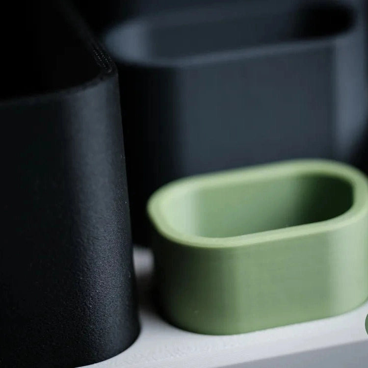 Prism Modular Desk Organiser — Minimalist Desktop Storage Tray