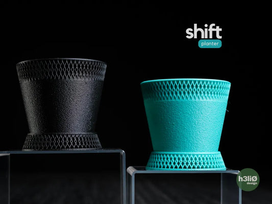 Shift Modern Planter — Compact Indoor Planter with Drip Plate