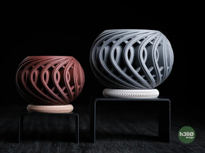 Morph Minimalist Elevated Planter — Sculptural Lattice with Drip Plate