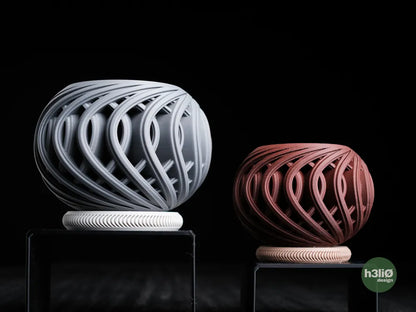 Morph Minimalist Elevated Planter — Sculptural Lattice with Drip Plate