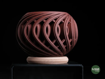 Morph Minimalist Elevated Planter — Sculptural Lattice with Drip Plate