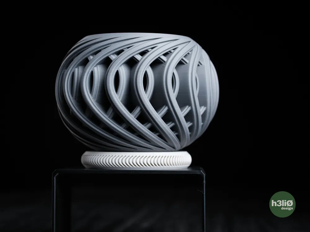 Morph Minimalist Elevated Planter — Sculptural Lattice with Drip Plate