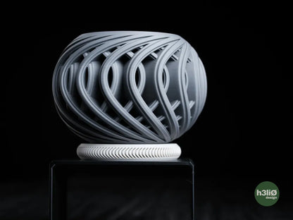 Morph Minimalist Elevated Planter — Sculptural Lattice with Drip Plate