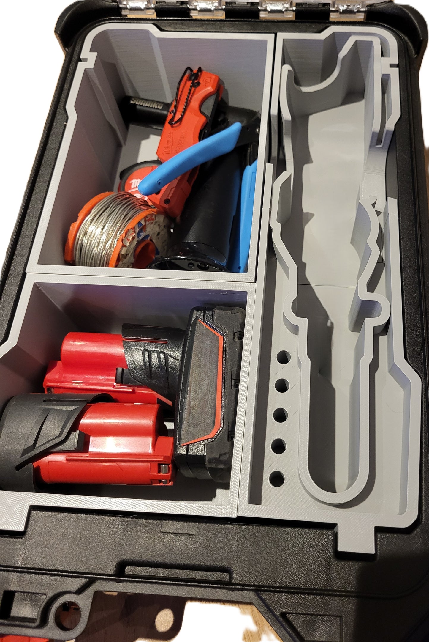 Packout Insert to Suit Milwaukee M12 Soldering Iron – USA 2488-20 / AUS M12SI – Compact Organizer 48‑22‑8435 – Insert Only